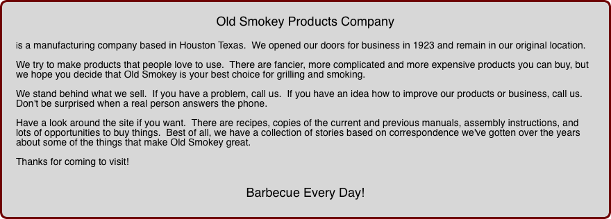 Old Smokey Products Company