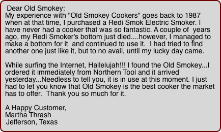 Dear Old Smokey: